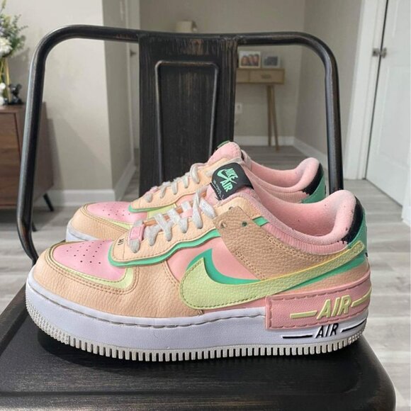 Wmns Air Force 1 Shadow 'Arctic Punch Barely Volt' - Picture 9 of 10